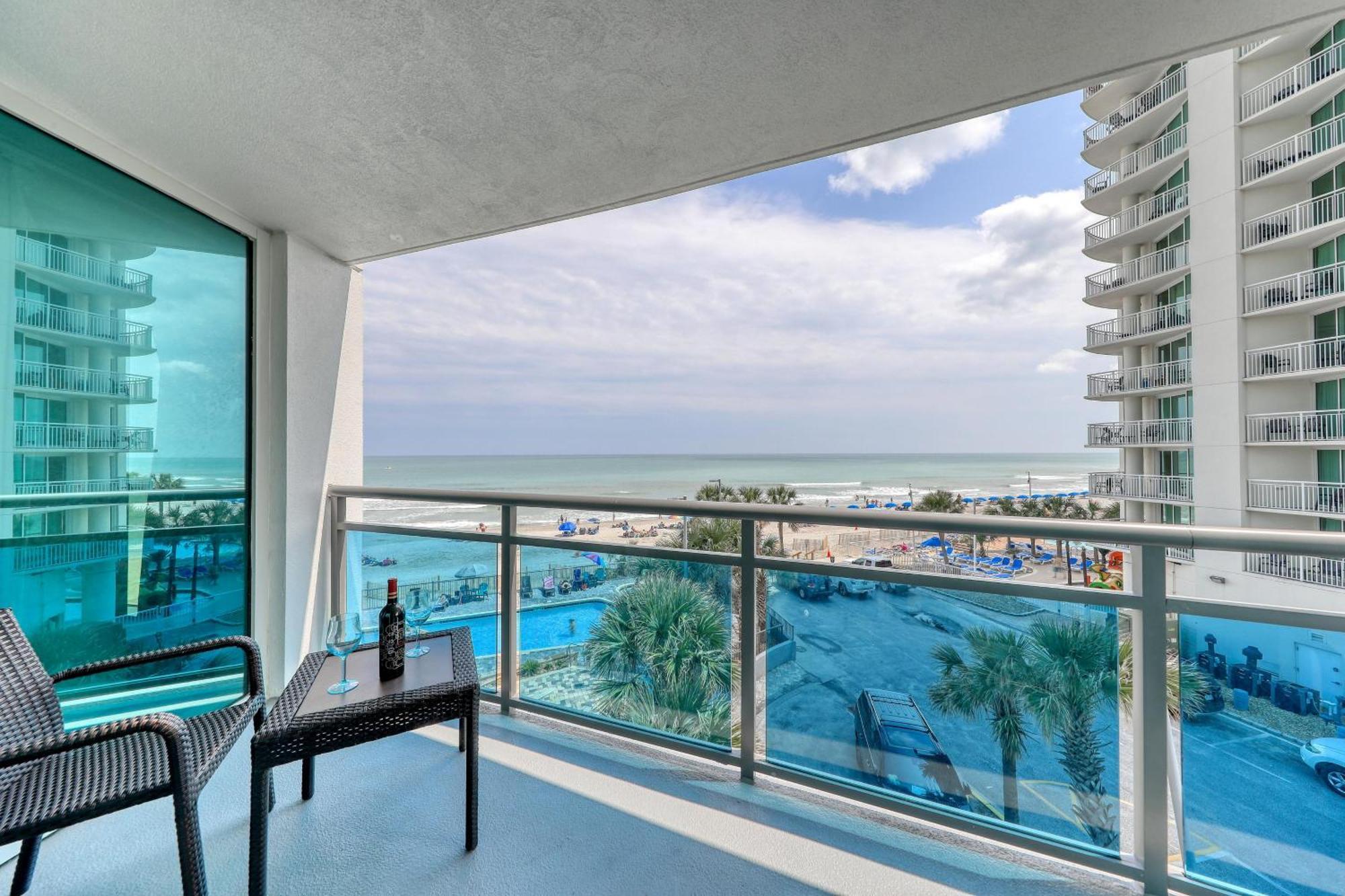 Villa 107 S Ocean Blvd, 0308 - Ocean Front Sleeps 6 Myrtle Beach Exterior foto