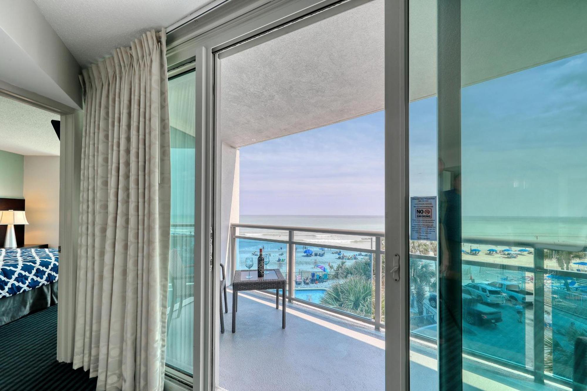 Villa 107 S Ocean Blvd, 0308 - Ocean Front Sleeps 6 Myrtle Beach Exterior foto